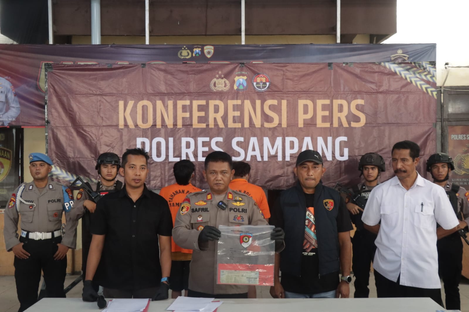 Kurang Dari 24 Jam, Tim Jatanras Polres Sampang Amankan Pelaku Curanmor TKP Pasar Omben