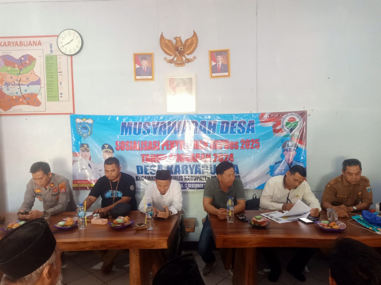 Musyawarah Desa Karyabuana Penetapan RKP Desa Tahun 2025 Anggaran 2024