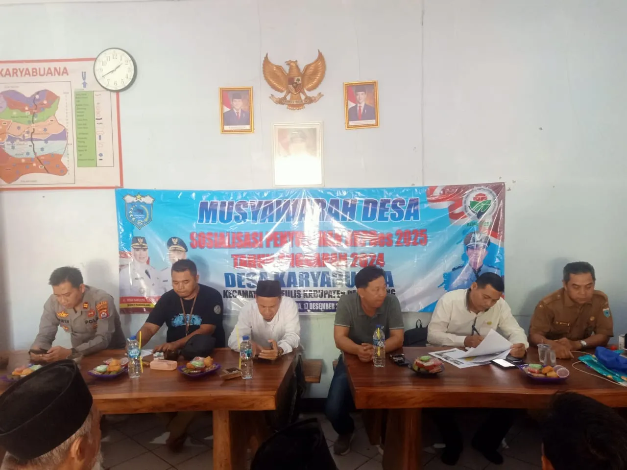 Musyawarah Desa Karyabuana Penetapan RKP Desa Tahun 2025 Anggaran 2024