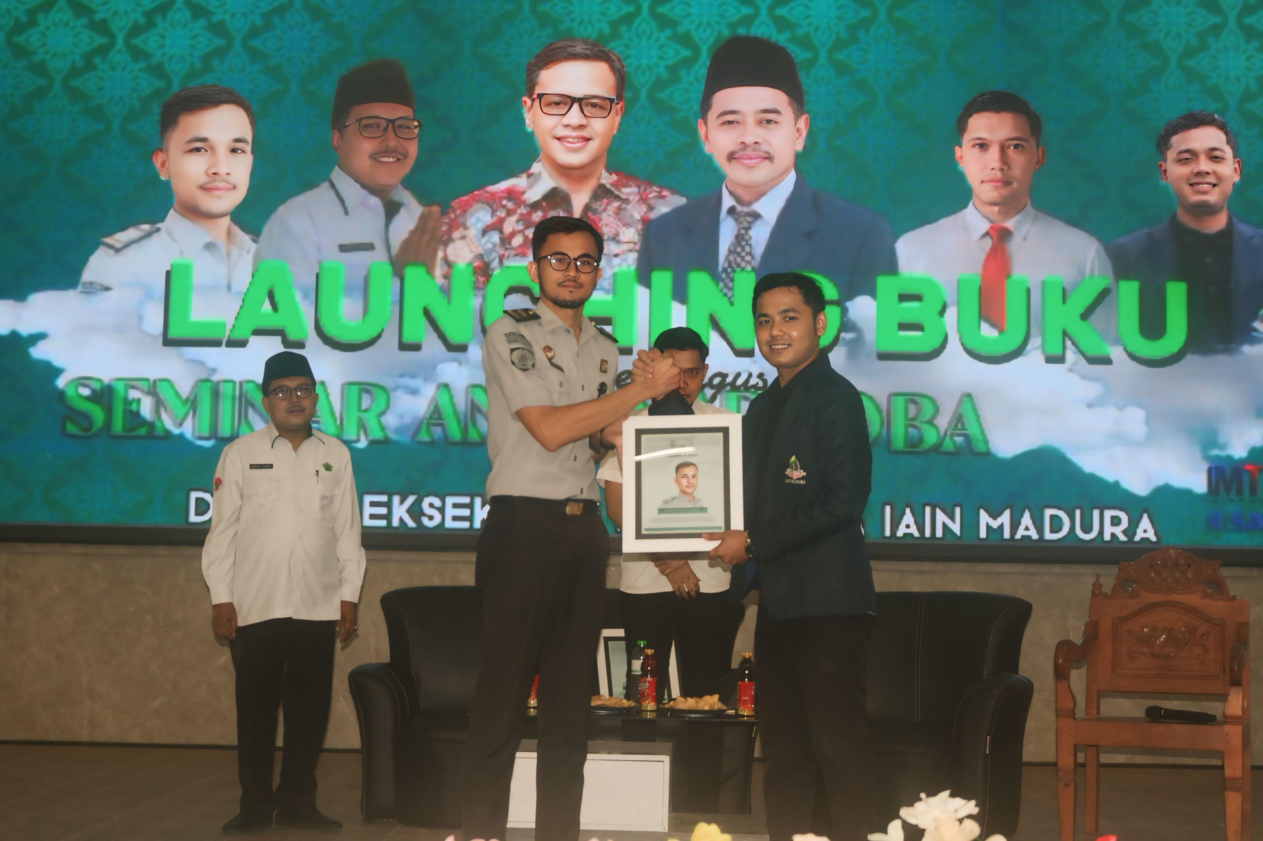 Lapas Narkotika Kelas IIA Pamekasan Kanwil Kementerian IMIPAS Jatim Hadiri Launching Buku dan Seminar Anti Narkoba