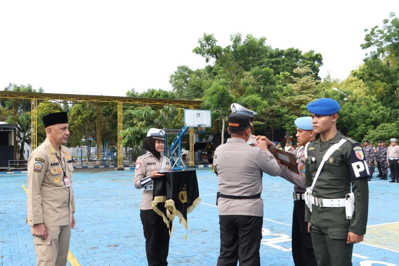 Siap Amankan Nataru, Polres Bangkalan Laksanakan Apel Gelar Pasukan Operasi Lilin Semeru 2024