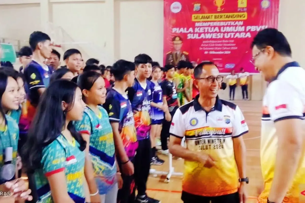 Wakapolda Peduli Voli Sulut Dapat Apresiasi Pemprov PBVSI Sulut