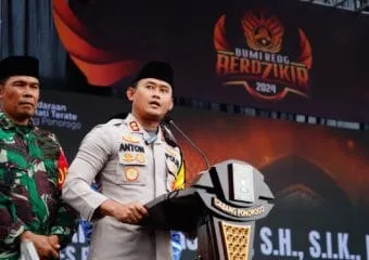 Polres Ponorogo Turunkan 1000 Personel Bumi Reyog Berdzikir 2024 Kondusif