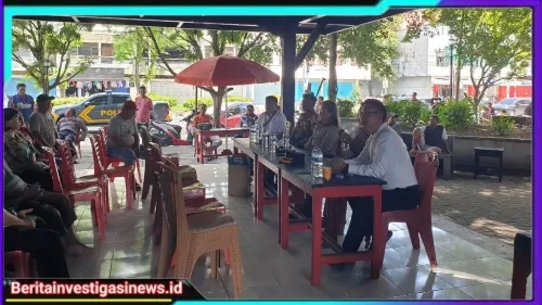 Gerak Cepat Antisipasi Tawuran, Polres Bitung Gelar Pertemuan Dengan Para Tokoh Agama, Camat dan Lurah