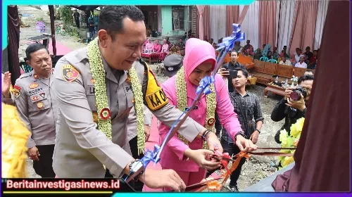 Polres Bondowoso Bangun Sumur Dalam di Desa Rawan Kekeringan Saat Musim Kemarau