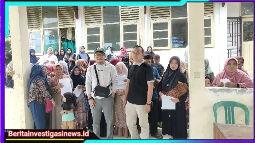 Penyaluran P3KE Kecamatan Cibitung Berjalan Lancar