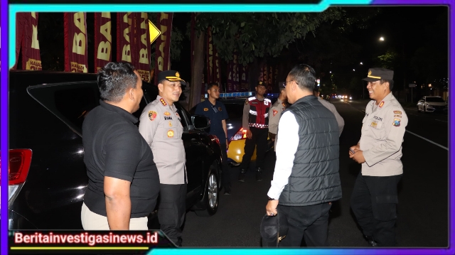 Polresta Banyuwangi Gelar Patroli Gabungan Skala Besar Antisipasi Balap Liar