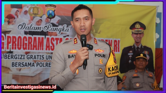Sukseskan Asta Cita Kapolres Jember Bagikan Makanan Bergizi Untuk Siswa SD