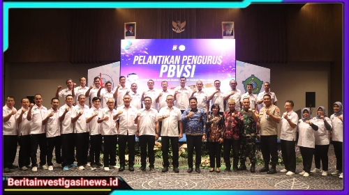 Kapolda Jatim Lantik Pengurus PBVSI Kabupaten Sidoarjo Masa Bhakti 2024-2028