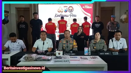 Satreskrim Polrestabes Surabaya Ciduk Empat Pelaku Pengeroyokan Terhadap Seorang Advokat