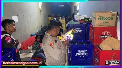 Harkamtibmas, Personel Gabungan Polresta Banyuwangi Gelar Razia Tempat Hiburan Malam