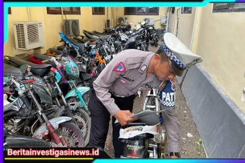 Harkamtibmas, Polres Situbondo Tindak Tegas Balap Liar Belasan Motor Diamankan