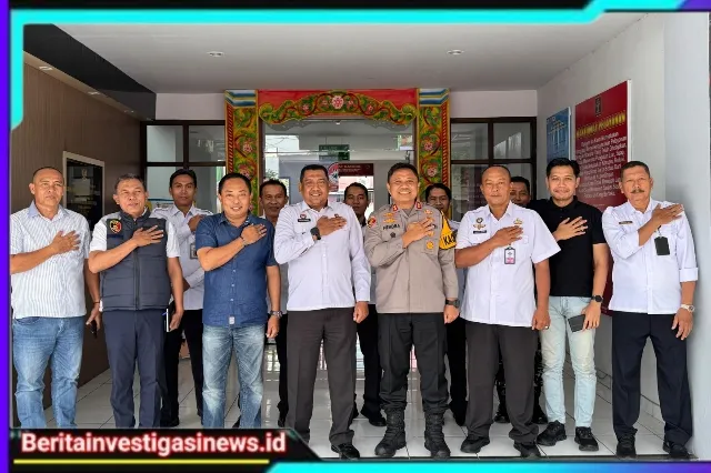 Harmoni Kepemimpinan Baru: Kalapas Narkotika Kelas IIA Pamekasan dan Kapolres Bangun Sinergitas