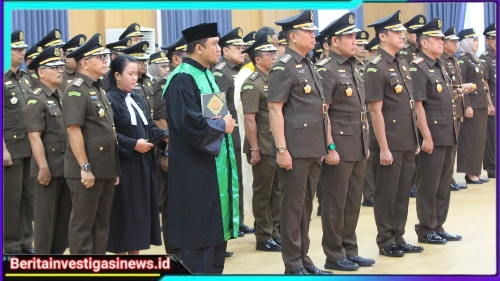 Dukung Asta Cita Dalam Pemerintahan Prabowo-Gibran, Kajati Kalteng Lantik Satgas P3H Program Swasembada Pangan