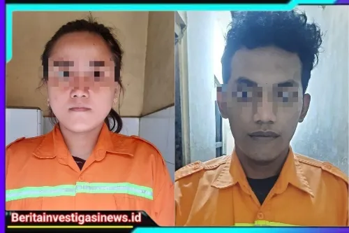 Polsek Semampir Amankan Pasutri Curi Motor di Sidotopo Jaya