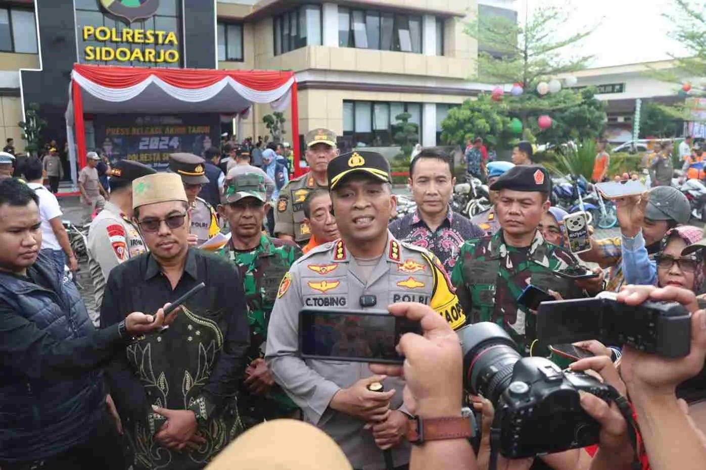Gelar Press Release Akhir Tahun 2024, Polresta Sidoarjo Beberkan Pencapaian Ungkap Kasus
