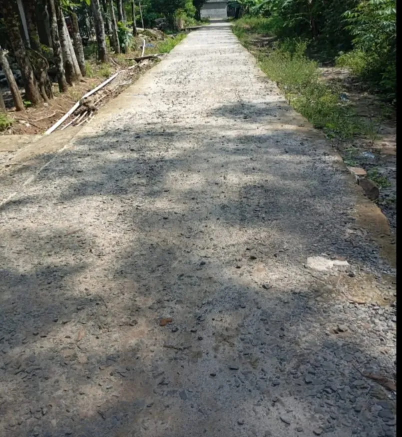 Warga DesaTunggal Jaya Apresiasi Pemdes Pembangunan Rabat Beton Tahap 2 Tahun 2024