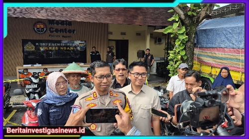 Polres Ngawi Amankan Tersangka Curanmor Modus Badut Keliling