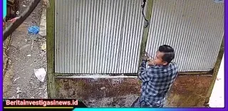 Maling Tepung Terekam CCTV Hingga Viral, Seorang Pemuda Asal Burneh Diciduk Satreskrim Polres Bangkalan