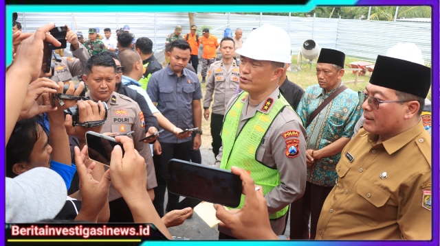 Kapolda Jatim Letakkan Batu Pertama Pembangunan Mako Satpolairud di Malang