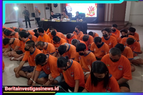 Komitmen Berantas Narkoba, Polrestabes Surabaya Ungkap 236 Kasus dan Sita 2,47 Kg Sabu, Serta 10.323 Butir Pil Ekstasi