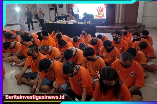 Komitmen Berantas Narkoba, Polrestabes Surabaya Ungkap 236 Kasus dan Sita 2,47 Kg Sabu, Serta 10.323 Butir Pil Ekstasi