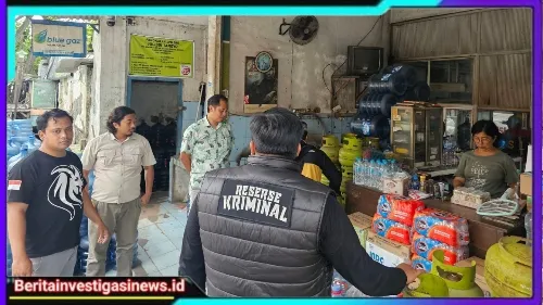 Jelang Ramadhan, Polres Probolinggo Lakukan Pengecekan LPG di SPBE, Pastikan Stok Aman