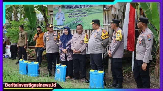 Camat Winongan Apresiasi Polres Pasuruan Aktif Gelorakan Swasembada Pangan