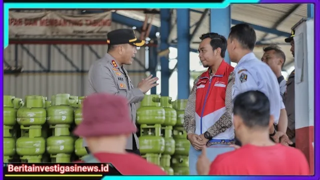 Polres Blitar Bersama Pemkab Sidak SPBE Pastikan Stok Gas LPG 3 Kg Aman Jelang Ramadhan