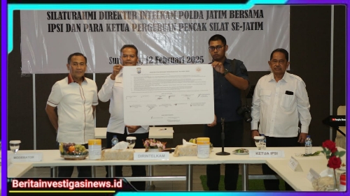 Polda Jatim dan Perguruan Pencak Silat Tanda Tangani Kesepakatan Jaga Kamtibmas