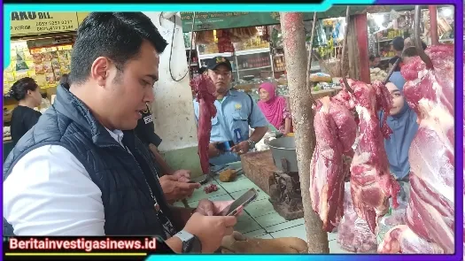 Jelang Ramadhan, Satgas Pangan Polrestabes Surabaya Sidak Pasar Tradisional Pastikan Harga Stabil
