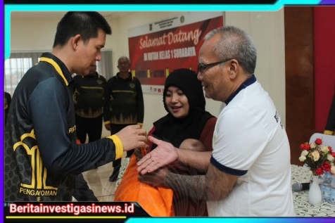 Rutan Kelas I Surabaya Gelar Jumat Berkah Sebagai Bentuk Kepedulian Sosial Terhadap Masyarakat