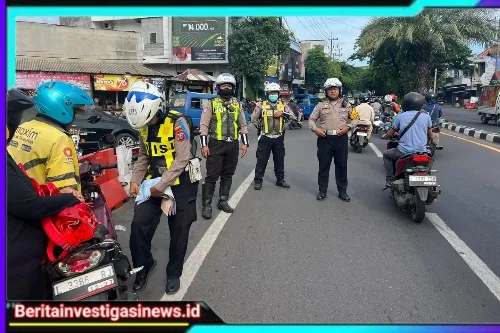 Satlantas Polres Pelabuhan Tanjung Perak Gelar Operasi Keselamatan Semeru 2025, Pelanggar Didominasi Terobos Lampu Merah
