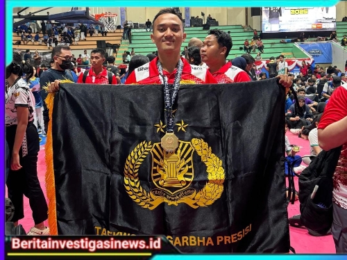 Anggota Polres Probolinggo Kota Raih Juara Satu Kasal Cup International Open Taekwondo Championship 2025