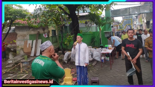 Sambut Ramadhan, Ketua RW dan Pengasuh Ponpes Jagad Alimussiry Gelar Tahlil Kubro dan Kerja Bakti Massal di Makam Jetis Kulon