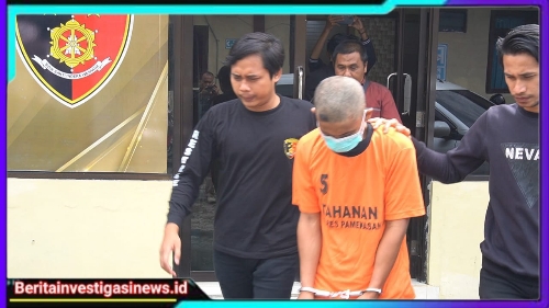 Polres Pamekasan Amankan Tersangka Pencuri Kotak Amal Masjid