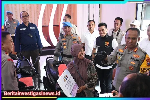 Polres Madiun Kota Temukan dan Serahkan Motor Yang Hilang, Korban Curanmor Tersenyum Riang