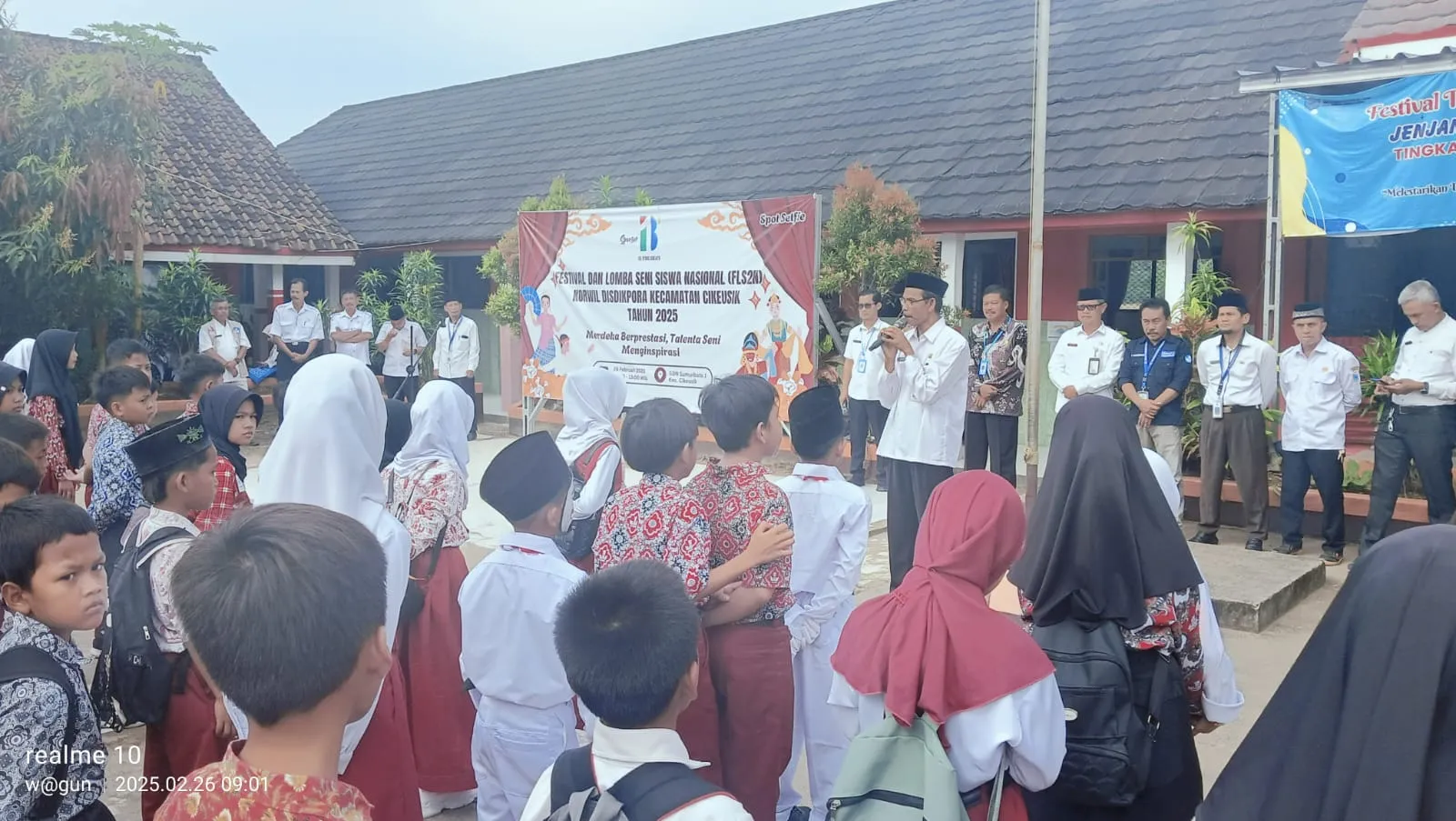 Festival dan Lomba Seni Siswa Nasional FLS2N Korwil Disdikpora Kecamatan Cikeusik Tahun 2025