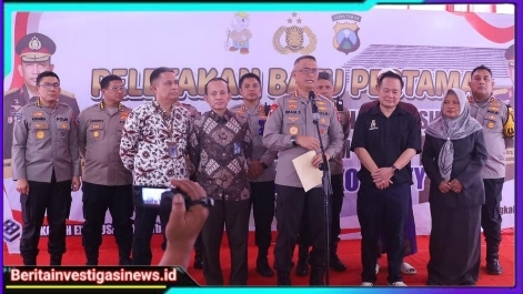 Kapolda Jatim Laksanakan Groundbreaking Perumahan Bersubsidi Untuk Anggota Polri