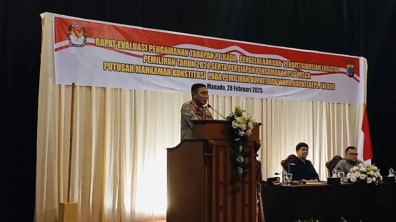 Polda Sulut dan KPU Koordinasi Persiapan PSU di Kepulauan Talaud
