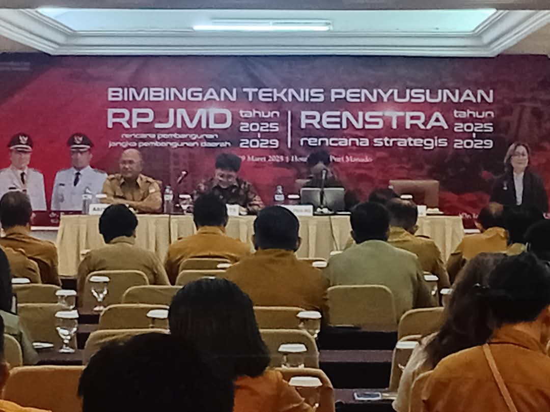 Wali Kota Andrei Angouw, Hadiri Bimbingan Teknis Penyusunan RPJMD dan RENSTRA