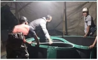 Polsek Ngronggot Bongkar Arena Judi Sabung Ayam di Pekarangan Kosong