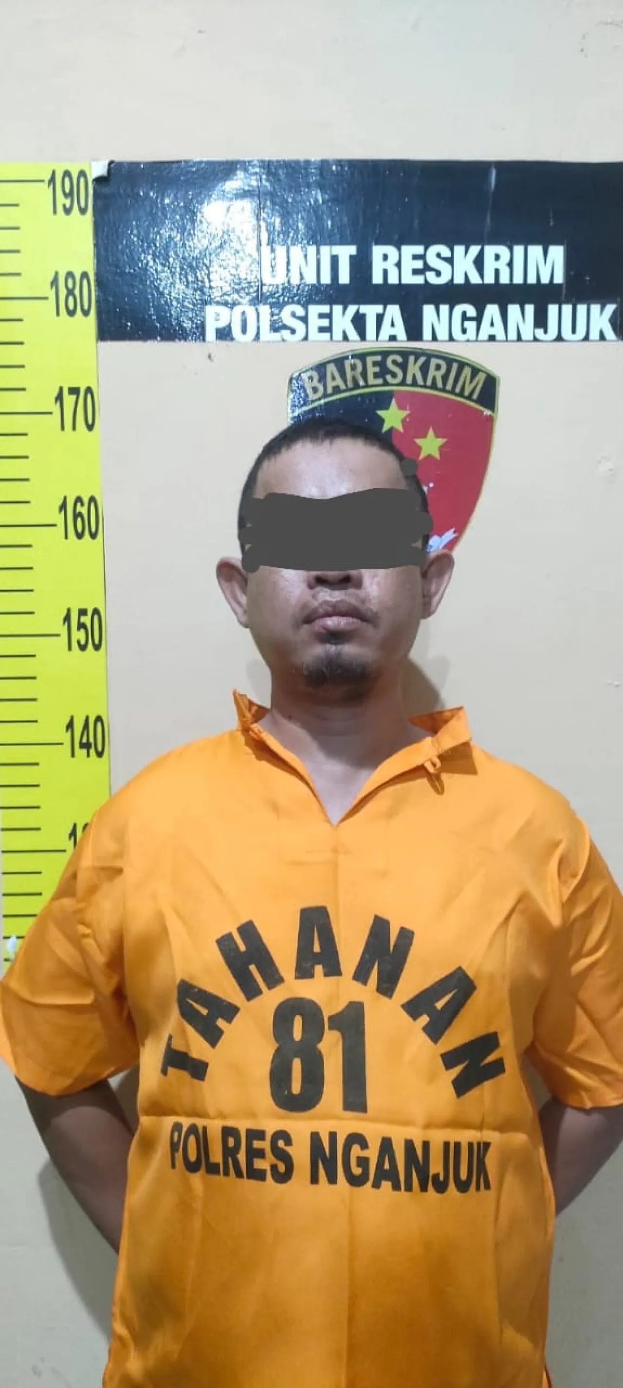 Polisi Amankan Pria Bersenjata Tajam di Ganungkidul Nganjuk 
