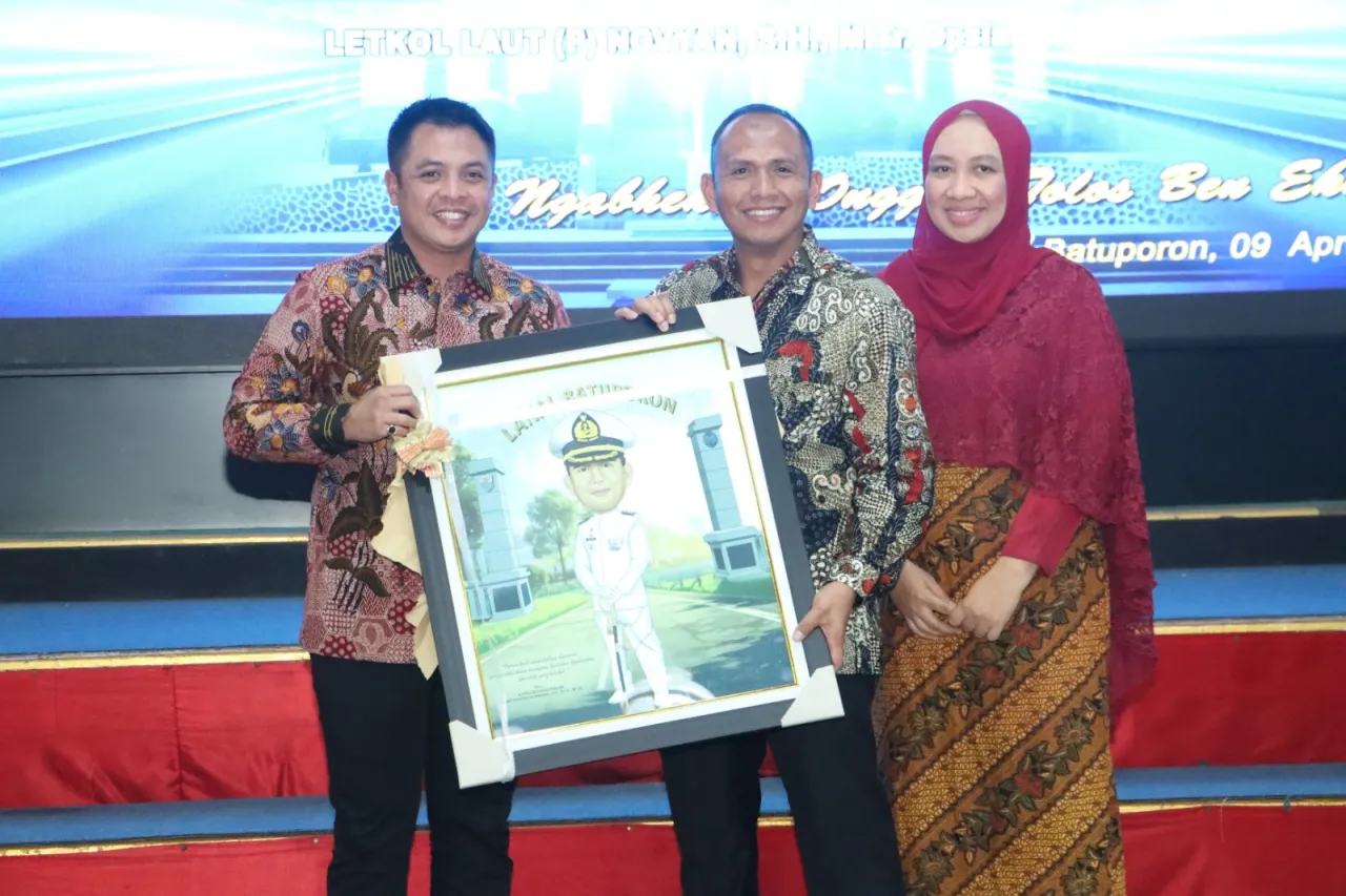 Hadiri Pamit Kenal Danlanal Batuporon, Kapolres Bangkalan Sampaikan Terimakasih Atas Dedikasinya