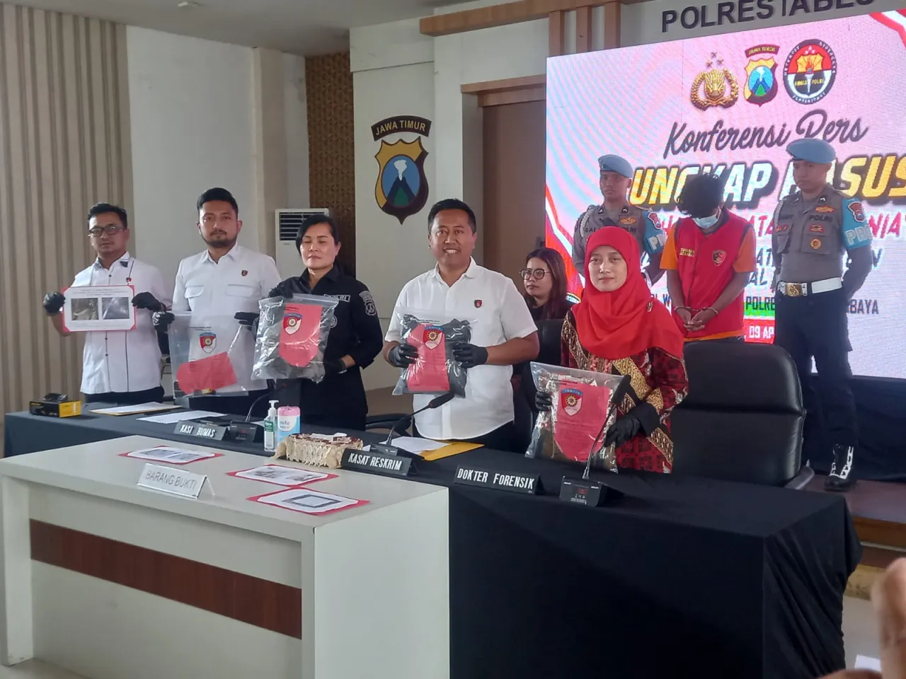 Biadab,Tega Habisi Orang Tua Kandung Sendiri Akhirnya Keok di Jatanras Polrestabes