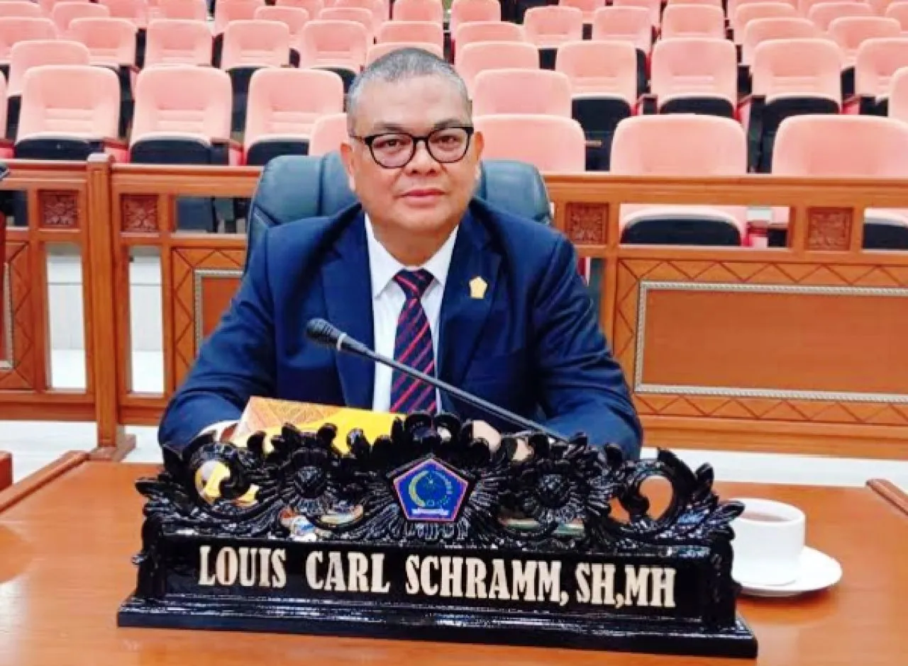 Ketua Fraksi Partai Gerindra Sulut Louis Schramm Dukung Program Pendidikan Presiden Prabowo
