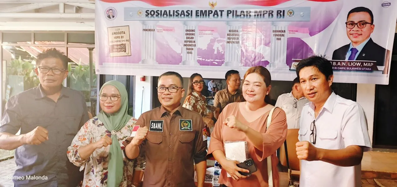 Ir. Stefanus B.A.N. Liow Buka Sosialisasi Empat Pilar MPR RI di Sulawesi Utara