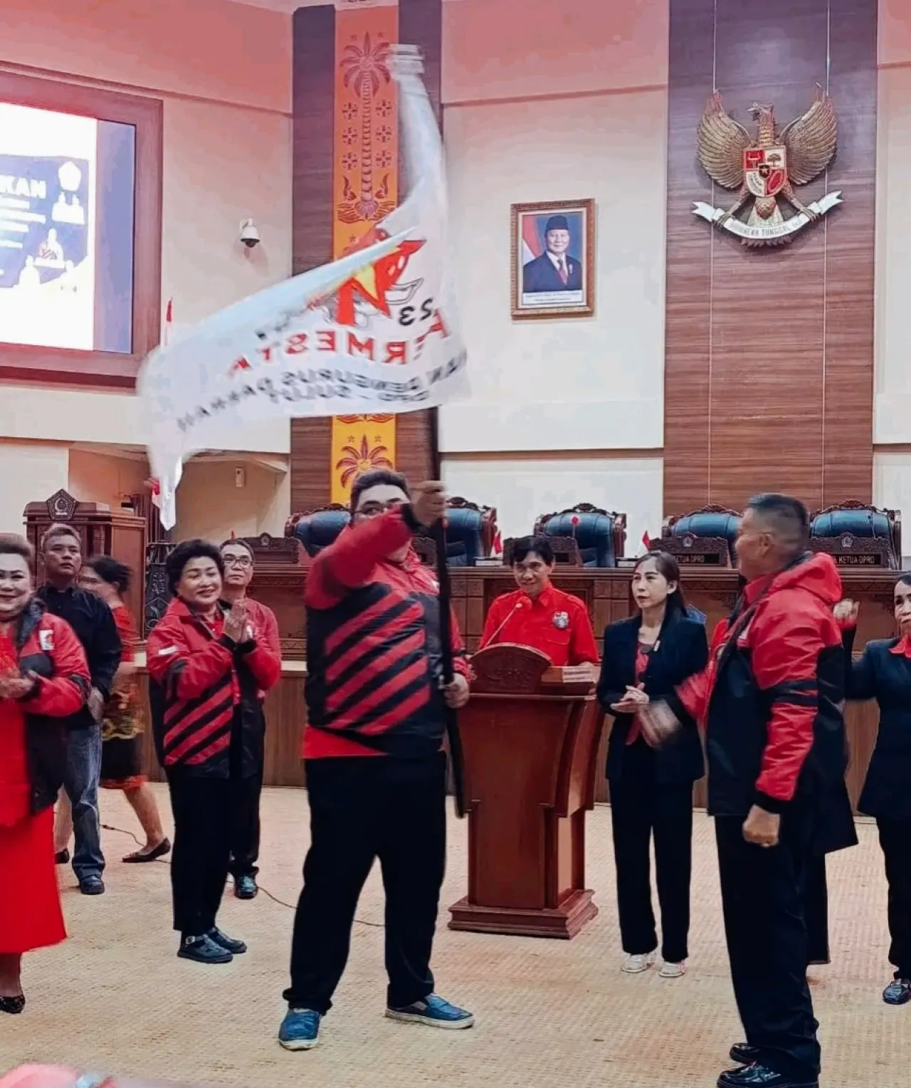 Abram Tangka Lantik Pengurus DPC Permesta Manado, Angelica Tengker: Ini Momentum Bersejarah