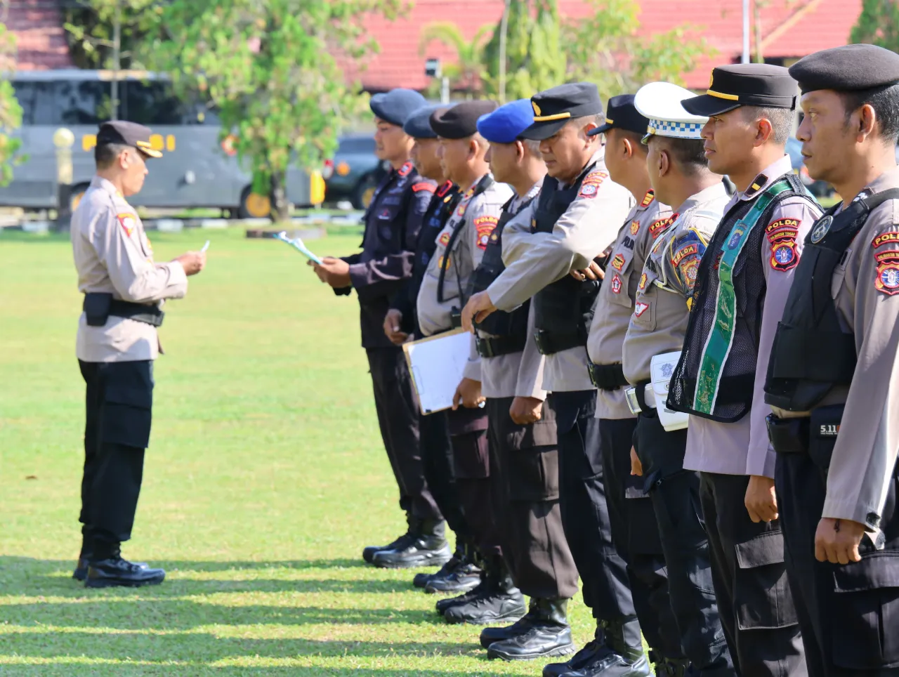 Pastikan Kesiapan Pengamanan May Day Fiesta, Polda Kalteng Gelar Apel Siaga