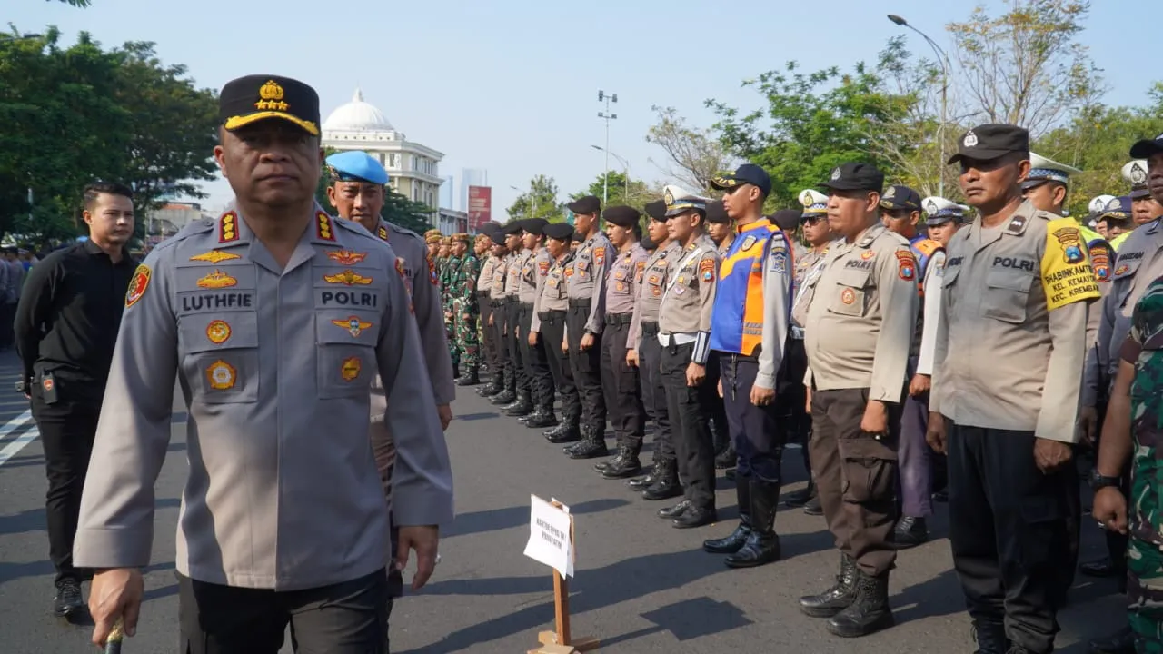 Mayday 2025, Kapolrestabes Surabaya Pastikan Tidak Ada Anggota Pengamanan yang Menggunakan Senpi